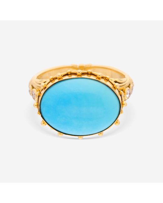 Konstantino Blue Limited 18k Yellow Gold