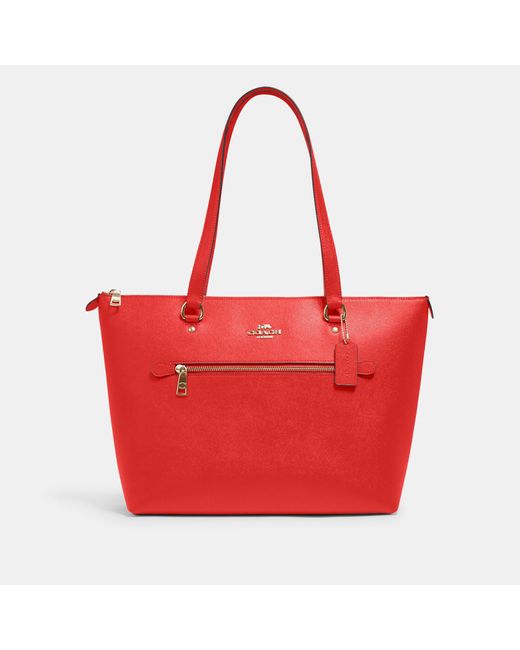 Coach Outlet Gallery Tote in Red Lyst