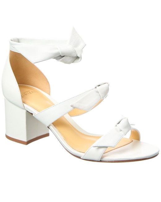 Alexandre Birman White New Lolita 60 Leather Sandal