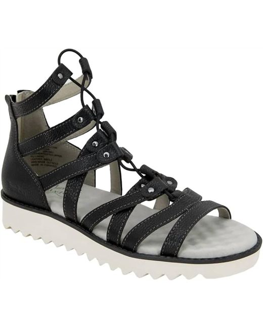 Jambu Black Rome Wedge Sandal