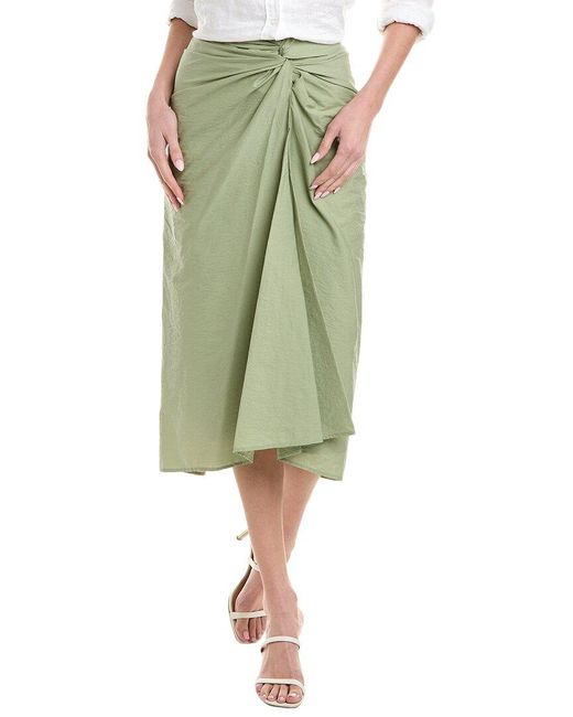 Brunello Cucinelli Green Skirt