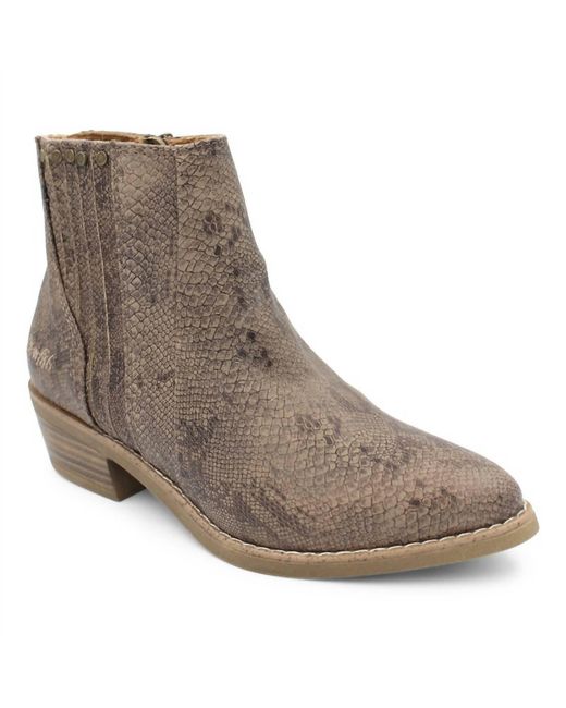 Blowfish Brown Sonny Bootie In Walnut Desert Dweller
