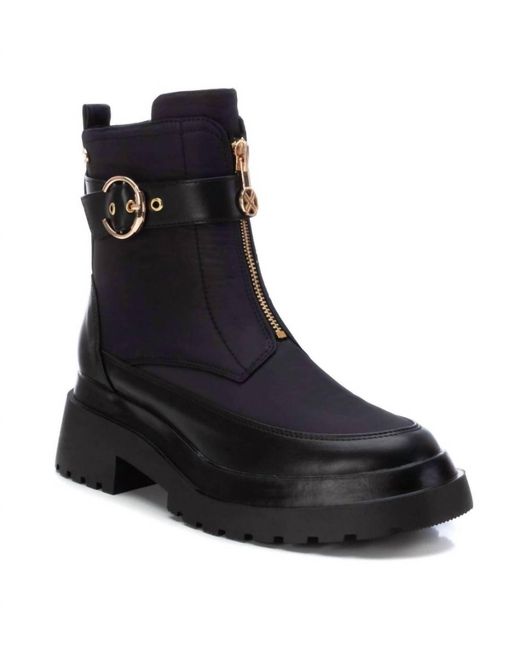 Xti Black Ankle Booties