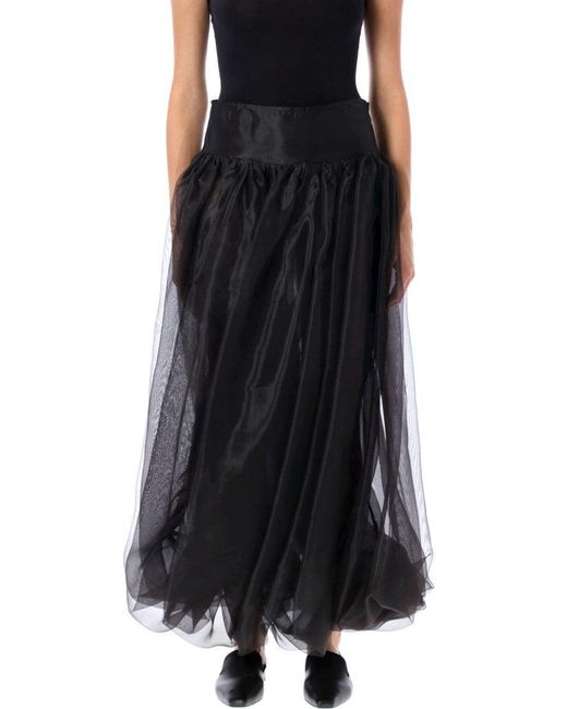 THE GARMENT Black Flowing Long Skirt