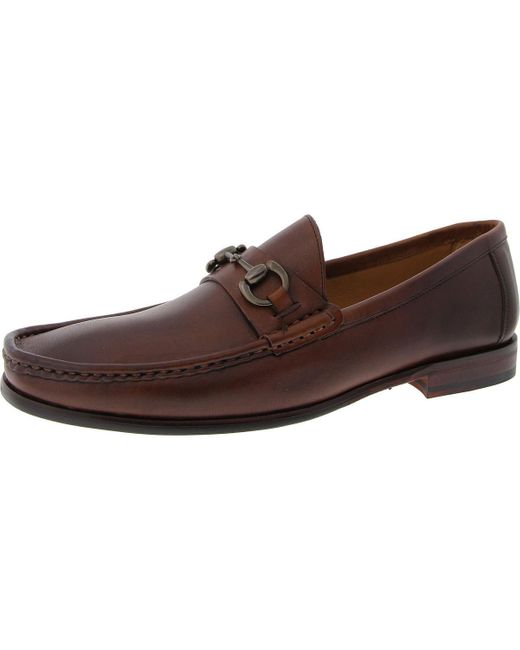 Massimo Matteo Brown Embellished Loafers for men
