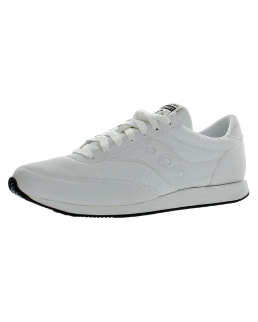 Saucony Mesh Lifestyle Running Shoes in Gray Lyst