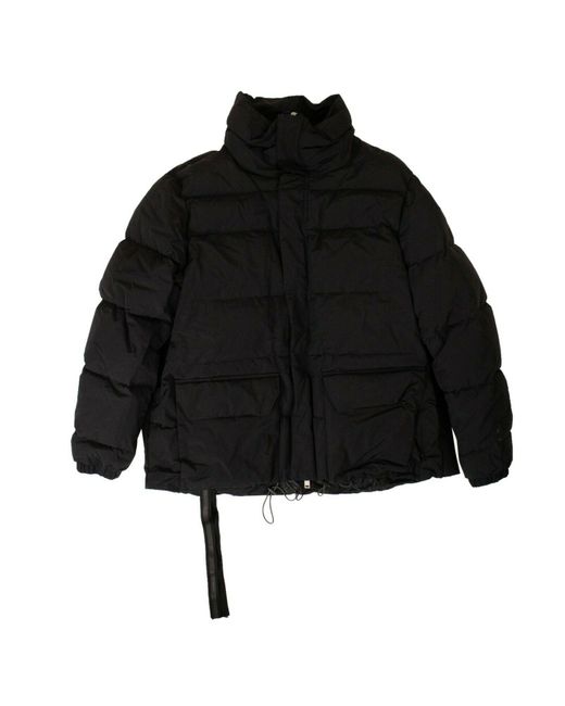 Unravel Project Black Down Padded Shell Jacket for men