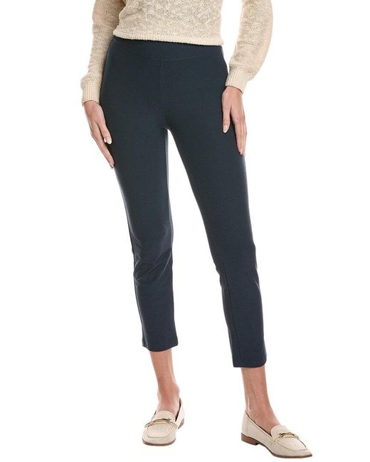 Eileen Fisher Blue Petite Slim Ankle Pant