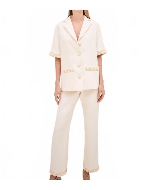 Alexis Natural Serge Pants