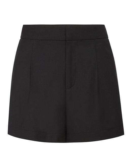 Philipp Plein Black Wool Basic Shorts