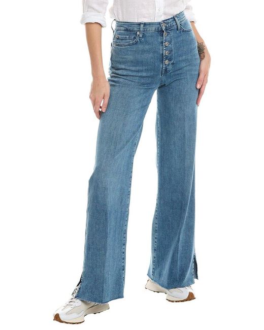 7 For All Mankind Blue Jo Vive Ultra High-rise Jean