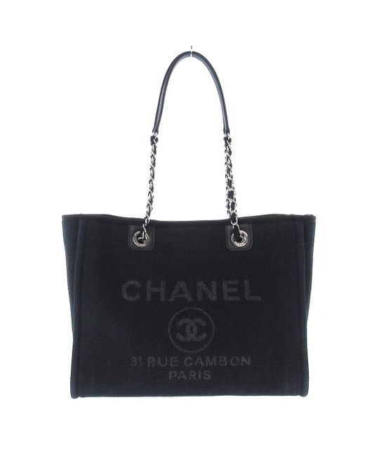 Chanel cabas deauville sales