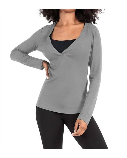 Capsule 121 Gray Adhara Top