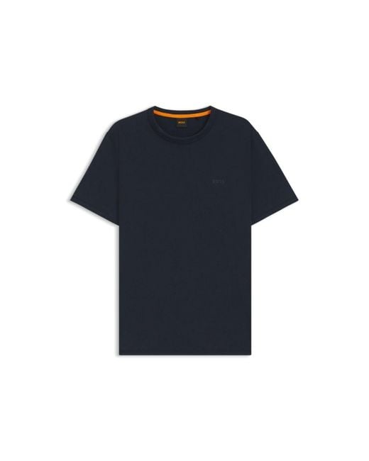 Boss Blue Regular-Fit T-Shirt for men