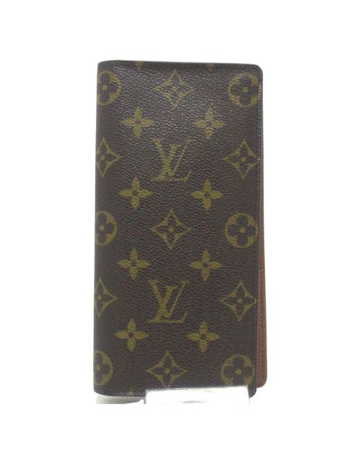 Louis Vuitton Portefeuille Brazza Canvas Wallet (pre-owned) in