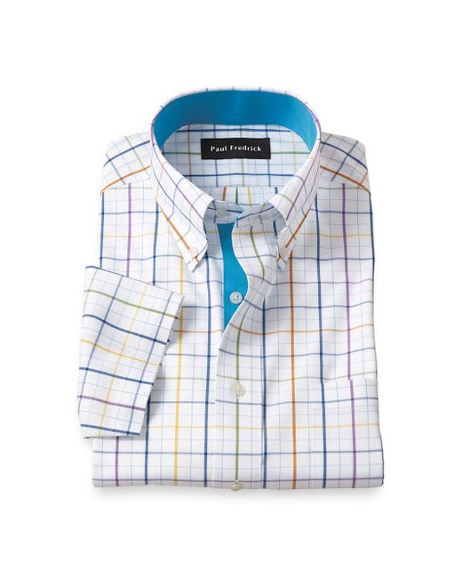 white christmas dresses Non-Iron Twill Dress Shirt | White main image 1