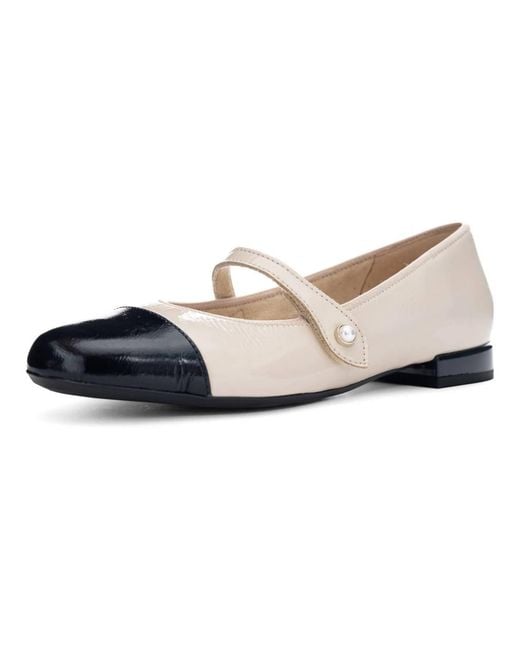 Ara Natural Sapphire Ballet Pump