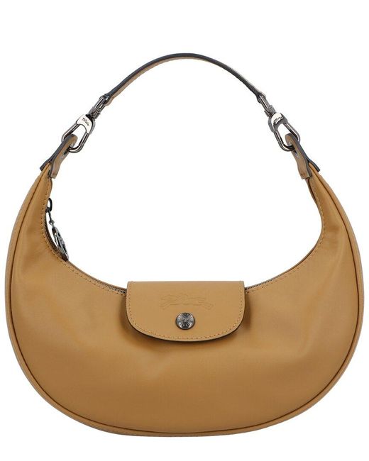 Longchamp Natural Le Pliage Xtra Small Leather Shoulder Bag
