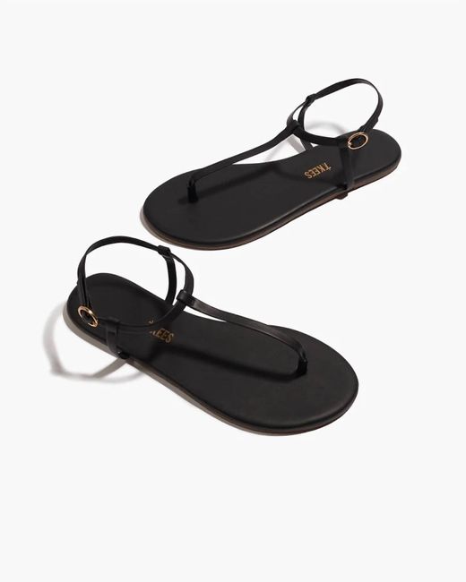 TKEES Black Mariana Sandals