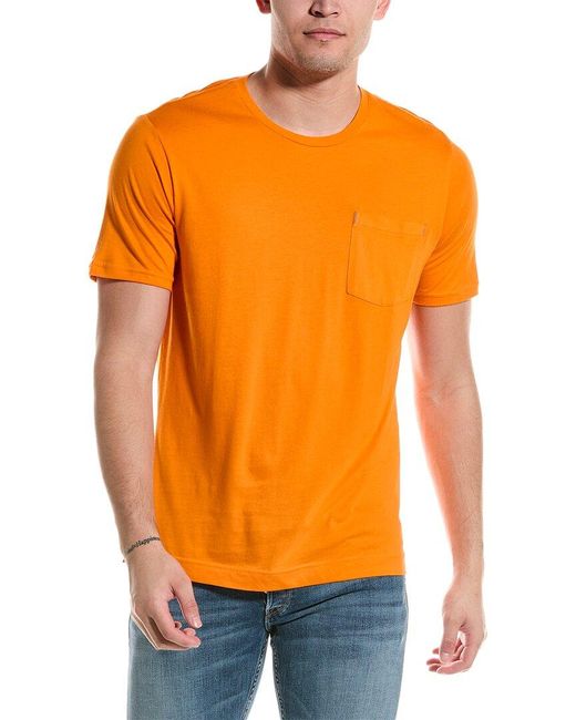 Robert Graham Orange Myles T-shirt for men