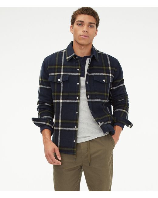 Flannel Long Sleeve Plaid Shacket 