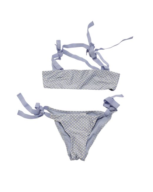 Zimmermann Gray Polka Dot Bikini