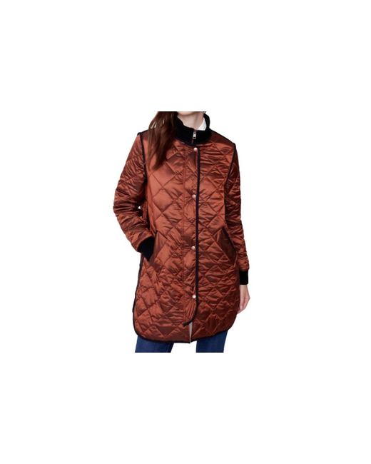 Charlie b Red Long Puffer Jacket