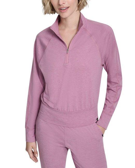DKNY Purple Pullover Top