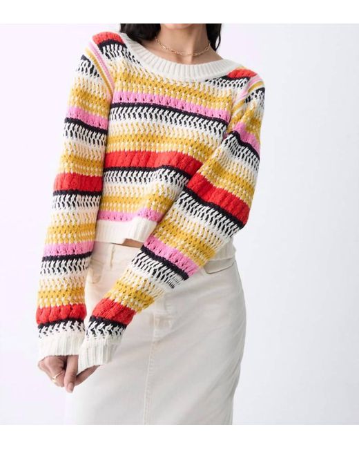 DELUC White Ponte Sweater
