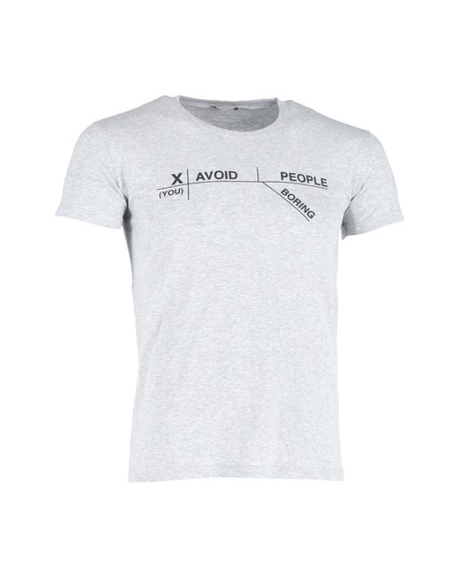 Dior White Dior 'avoid Boring People' T-shirt for men