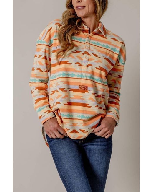 Kimes Ranch Blue Judith Top
