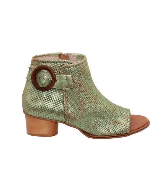 Eric Michael Green Vienna Peep Toe Bootie