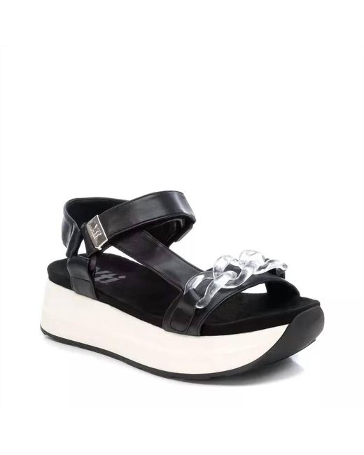 Xti Blue Platform Sandals