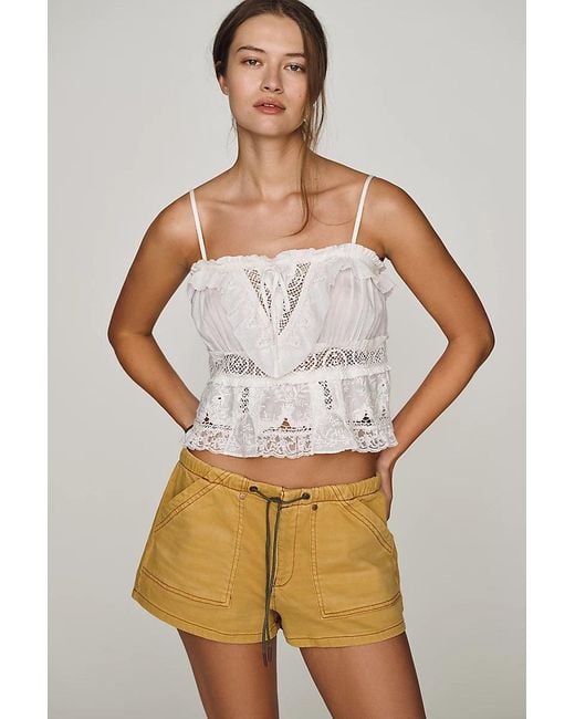 Pilcro Multicolor Drawstring Shorts