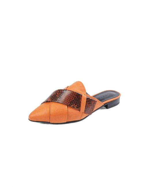 ATIANA Orange Origami Slipper