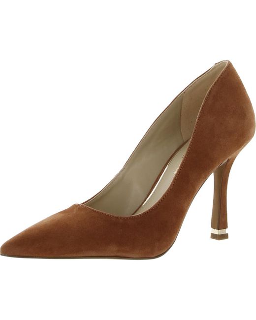 Kenneth Cole Women's Brown Romi Pump Pointed Toe Slip On Pumps