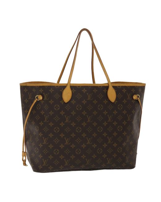 Louis Vuitton Black Neverfull Gm Canvas Tote Bag (pre-owned)