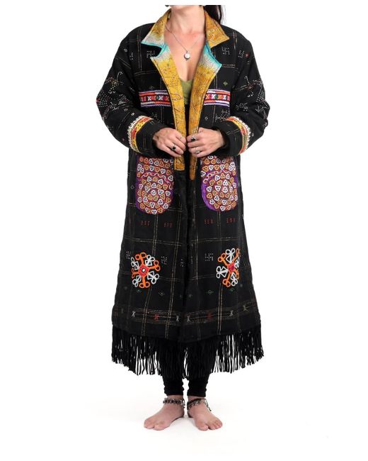 StandAwt Black Rare Merino Wool Coat