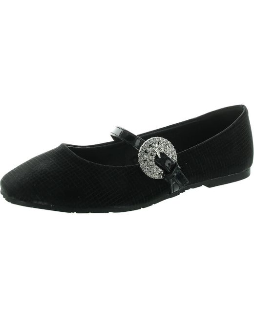 Kenneth Cole Black Metallic Flat Shoes