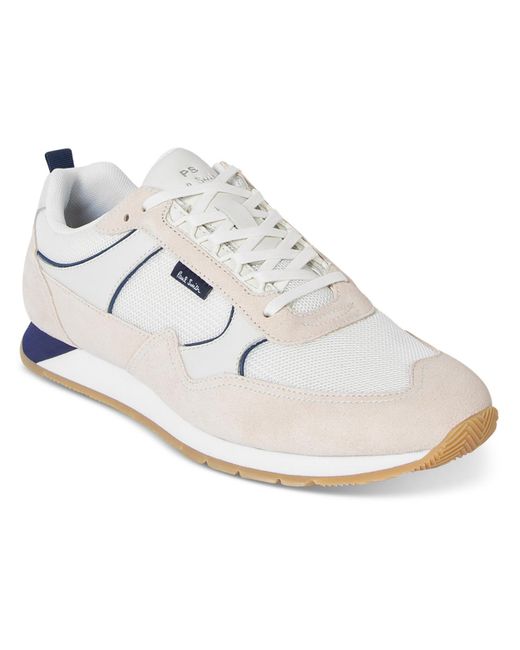 PS by Paul Smith White Will Suede Low-top Casual And Fashion Sneakers for men