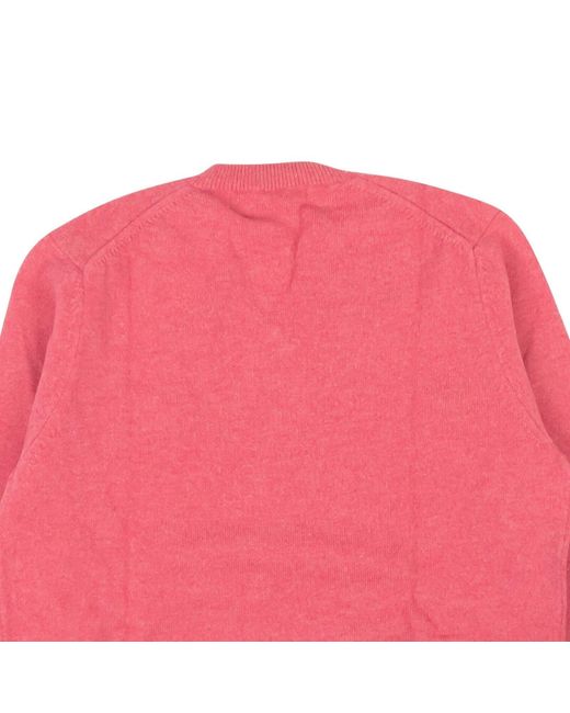 COMME DES GARÇONS PLAY Pink Double Red Heart Knit Sweater