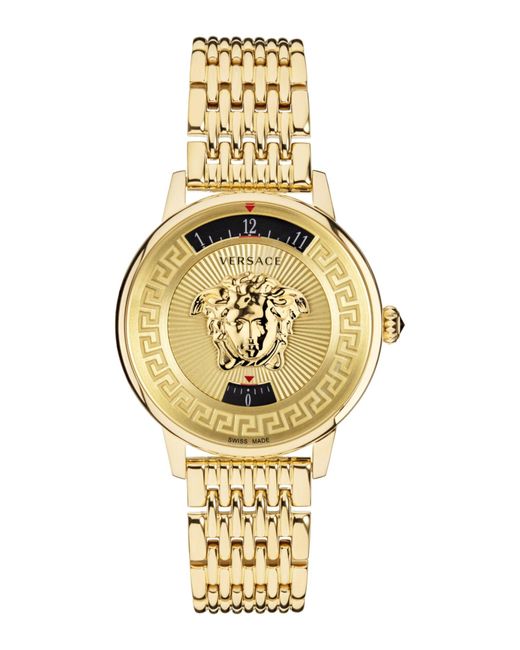 Versace Metallic Medusa Icon Bracelet Watch