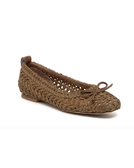 Kelsi Dagger Brooklyn Multicolor Frankie Armadillo Crochet Ballet Flats