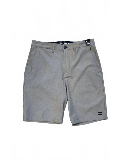 Billabong Gray Crossfire X Twill Hybrids Short for men