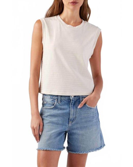 AMO Blue Sleeveless Babe Top