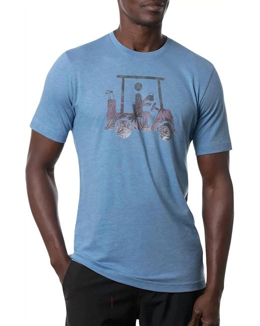Travis Mathew Blue Catch And Release Tee for men