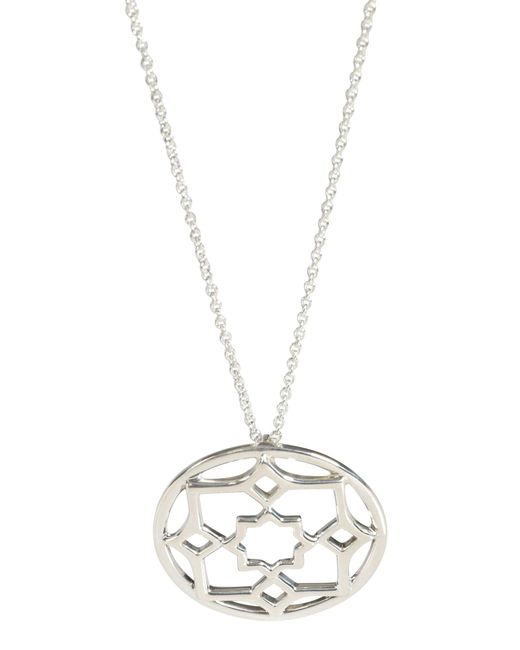Tiffany & Co White Paloma Picasso Marrakesh Medallion Pendant