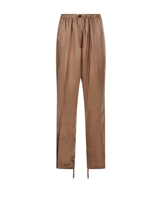 Dries Van Noten Brown Penra Regular Fit Casual Trouser