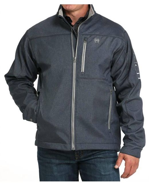Cinch Gray Concealed Carry Herringbone Bonded Jacket for men