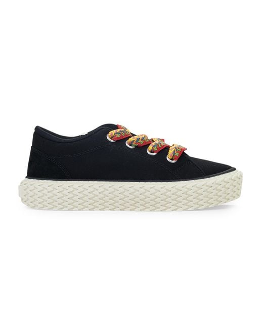 Lanvin Blue Baskets Basses Curbies Sneakers for men